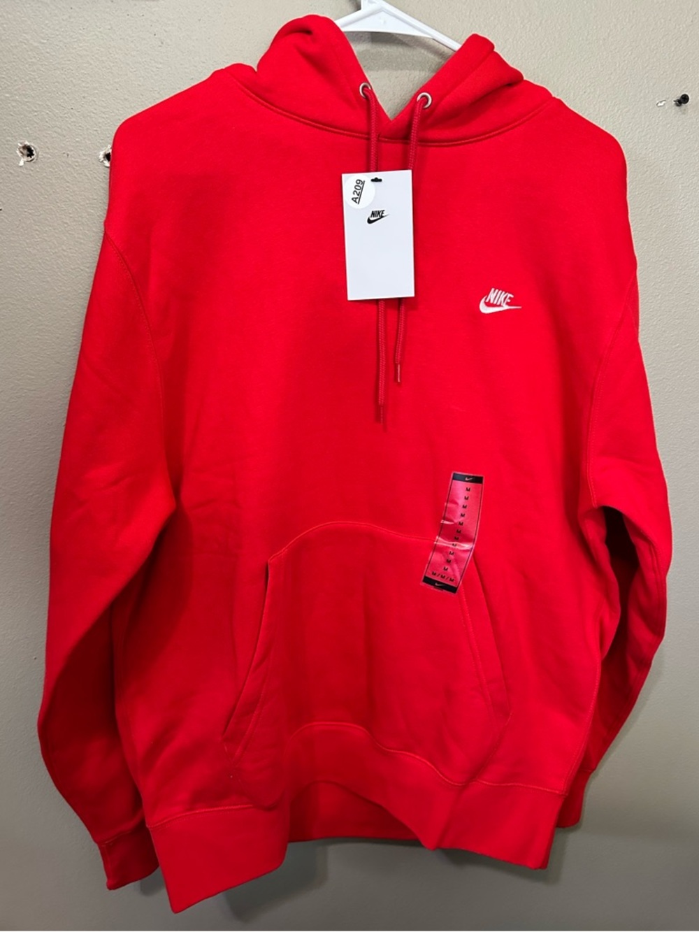NWT Nike Sportswear Club Soft Fleece Pullover Hoodie